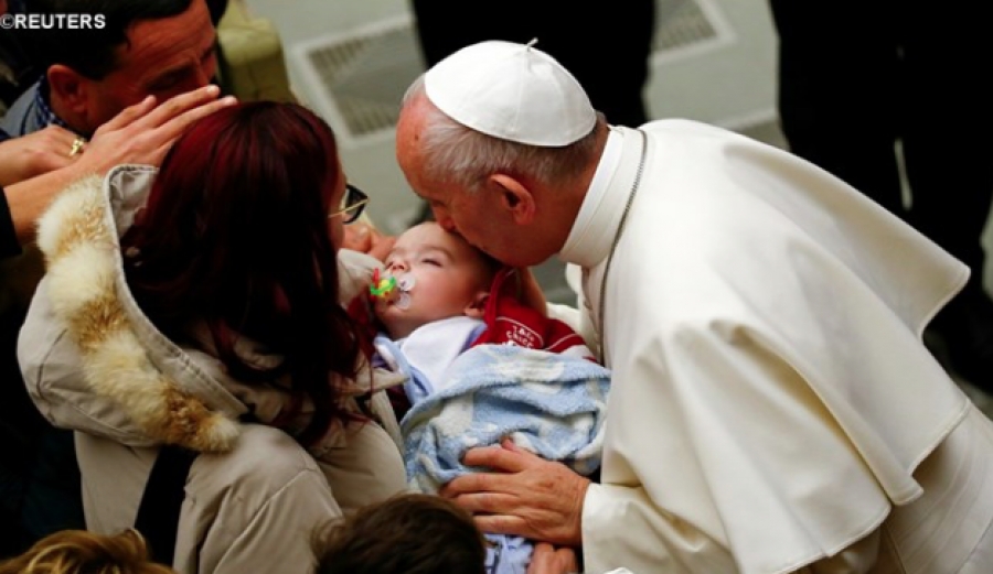 Encuentro del Papa con damnificados por el terremoto en Italia