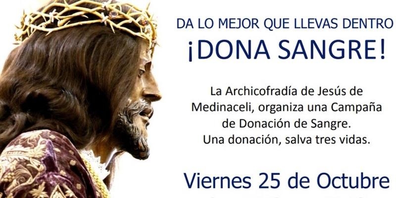 La archicofrad&iacute;a de Jes&uacute;s de Medinaceli organiza una campa&ntilde;a de donaci&oacute;n de sangre