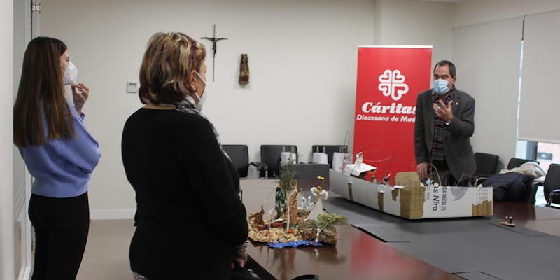 C&aacute;ritas Diocesana de Madrid entrega los premios a los ganadores del 8&ordm; Concurso de Belenes con materiales reciclados