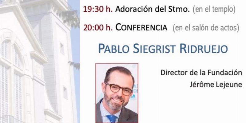 Los Jueves Culturales de Sant&iacute;simo Cristo de la Victoria anulan la conferencia de Pablo Siegrist sobre la figura de J&eacute;r&ocirc;me Lejeune