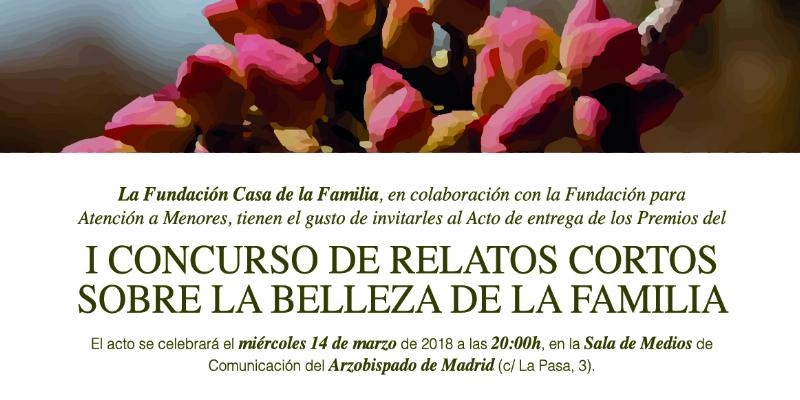 El arzobispo de Madrid entrega los premios del I concurso de relatos sobre la belleza de la familia