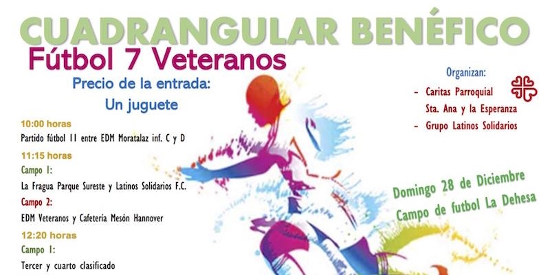 Santa Ana y la Esperanza de Moratalaz organiza una competici&oacute;n solidaria de f&uacute;tbol