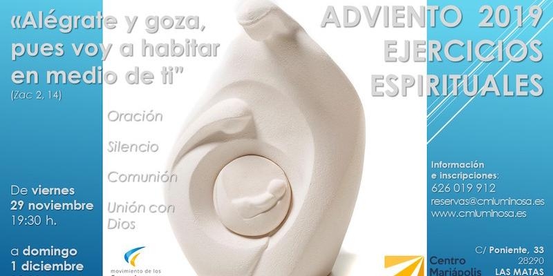 El Centro Mari&aacute;polis Luminosa de Las Matas acoge unos ejercicios espirituales de Adviento