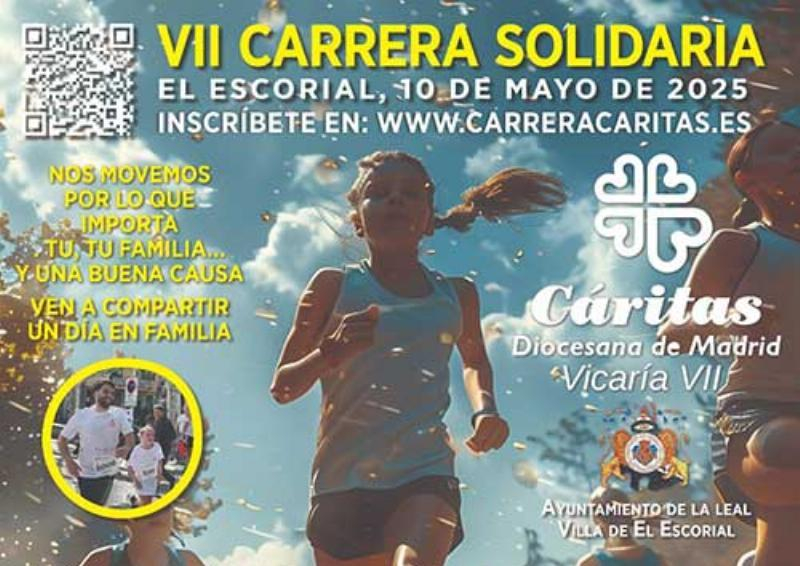 Cáritas Vicaría VII organiza una carrera solidaria en El Escorial: «Nos movemos por un empleo que transforma vidas»