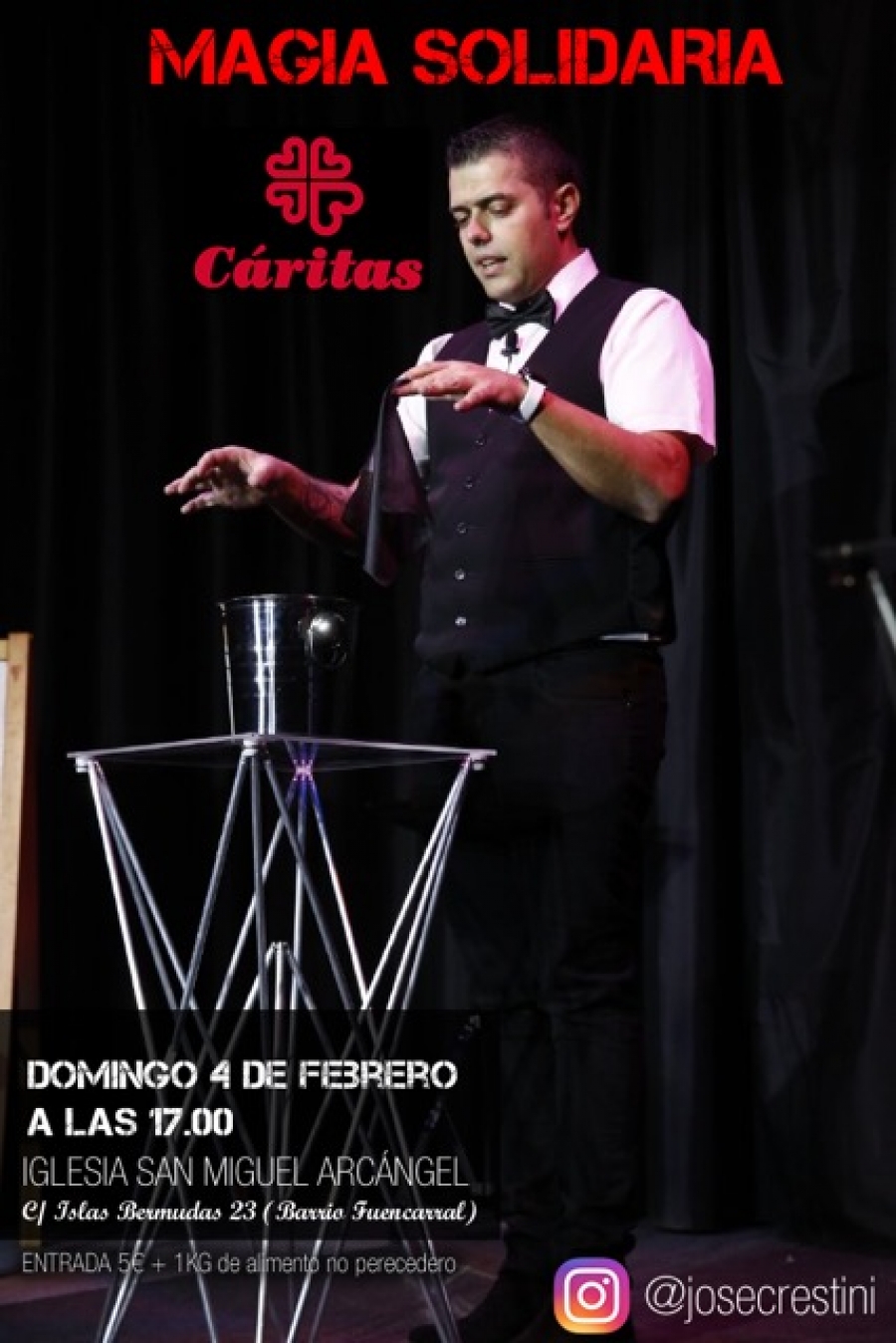 San Miguel Arc&aacute;ngel de Fuencarral acoge este domingo un espect&aacute;culo de magia solidaria