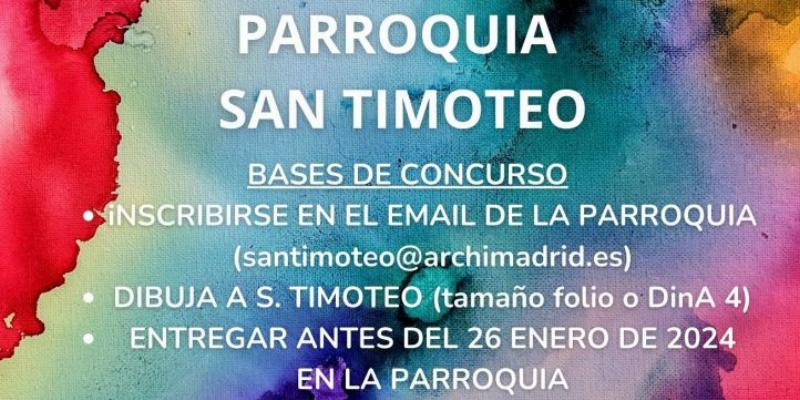 Nuestra Señora del Puig y San Timoteo lanza un concurso de dibujo con motivo de la fiesta de su patrono