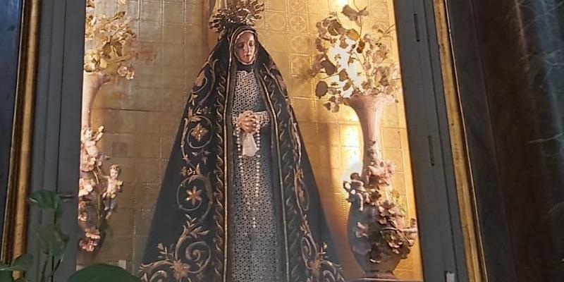 San Ildefonso y Santos Justo y Pastor acoge un septenario en honor a Nuestra Se&ntilde;ora de la Soledad