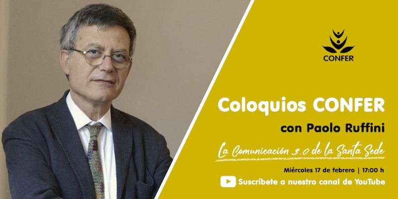 Paolo Ruffini ser&aacute; el pr&oacute;ximo ponente de los coloquios Confer