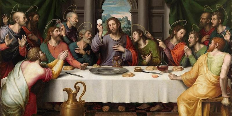 Los sacerdotes de la Vicaría IV participan en una comida fraterna en el Jueves Santo
