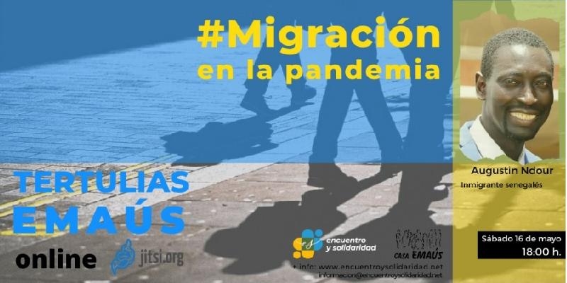 Encuentro y Solidaridad celebra este sábado una tertulia virtual sobre migración en tiempos de pandemia