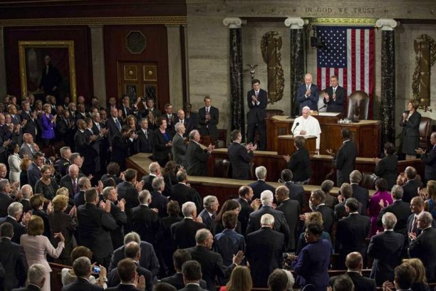 En el Congreso de Estados Unidos aplauden de pie el discurso del Papa, sincero y a 360 grados