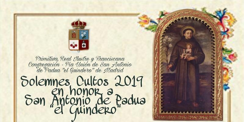 Santa Cruz de Atocha acoge los cultos en honor a san Antonio de Padua, 'el Guindero'