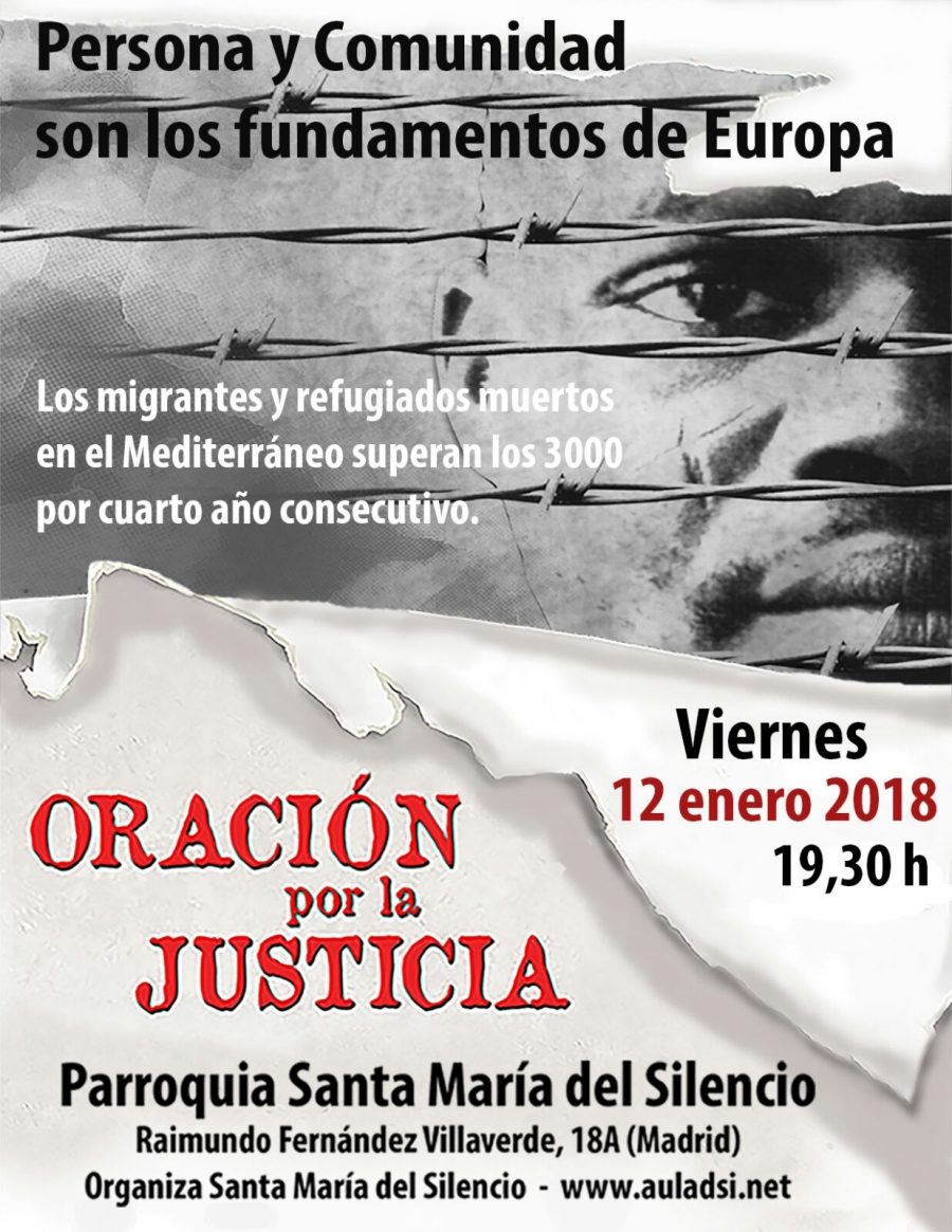 Santa Mar&iacute;a del Silencio acoge una oraci&oacute;n por la justicia en la Jornada Mundial del Emigrante y el Refugiado