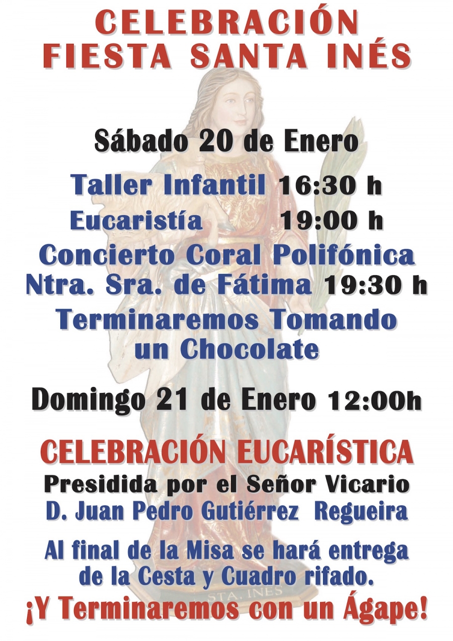 Santa In&eacute;s en Villaverde Alto honra a su titular