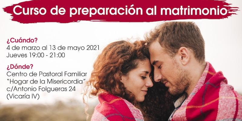 El Centro de Pastoral Familiar 'Hogar de la Misericordia' programa un curso de preparaci&oacute;n al matrimonio