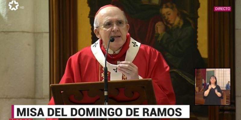 Cardenal Osoro en el Domingo de Ramos: «El Señor está a nuestro lado, ha entrado en Madrid y nos abraza»