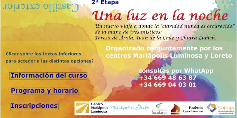 El Centro Mari&aacute;polis Luminosa de Las Matas organiza un curso virtual sobre m&iacute;stica