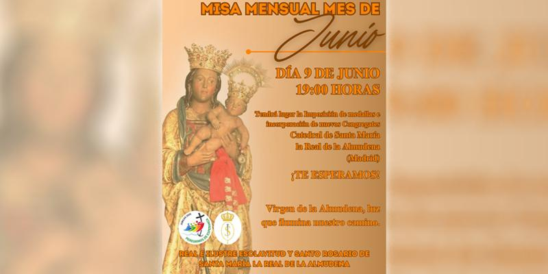 La Esclavitud de la Almudena celebra la incorporación de nuevos congregantes