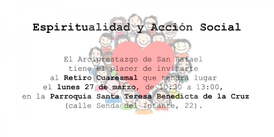 Santa Teresa Benedicta de la Cruz acoge un retiro cuaresmal de C&aacute;ritas Vicar&iacute;a VIII