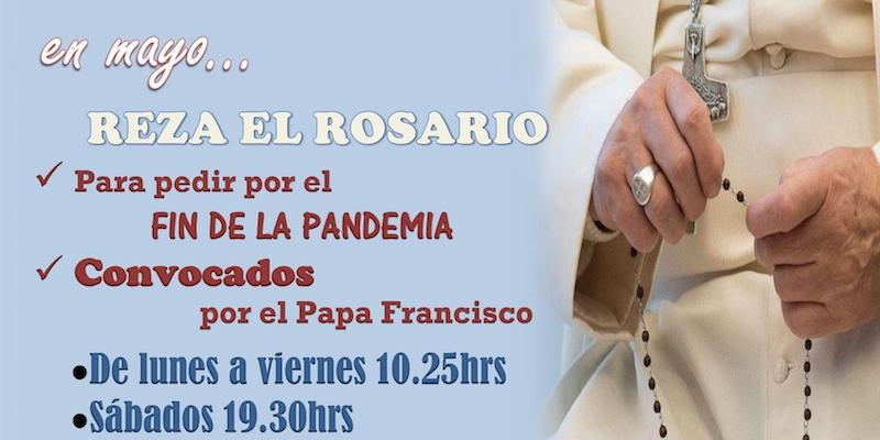 Santa Mar&iacute;a de la Merced de Las Rozas se une al reto del Papa Francisco de rezar el rosario por el fin de la pandemia