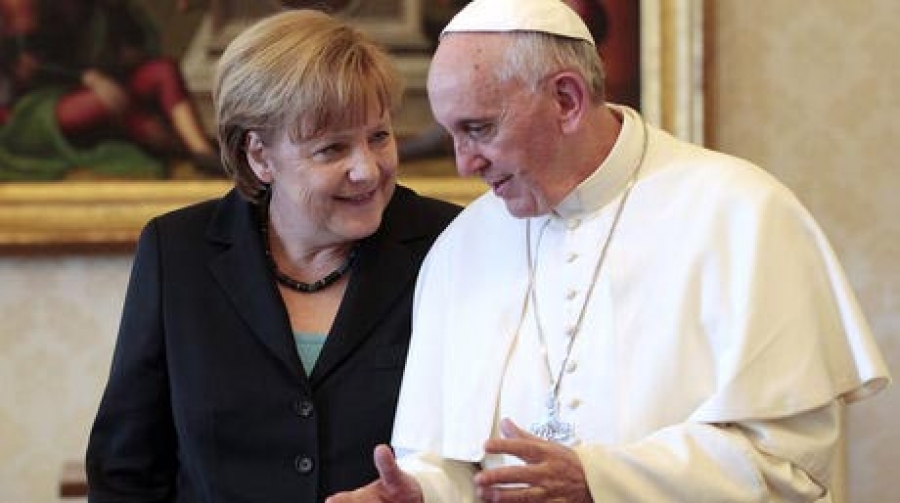 Audiencia a la Canciller alemana Angela Merkel