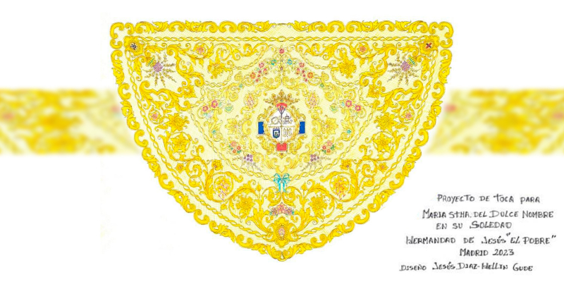 La Hermandad de Jes&uacute;s El Pobre anima a colaborar en la toca sobremanto para regalar a Mar&iacute;a del Dulce Nombre