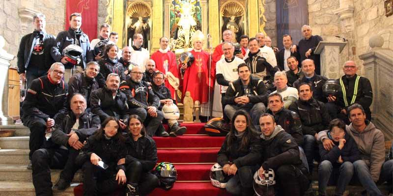 El cardena Osoro, &laquo;entusiasmado&raquo; en la inauguraci&oacute;n de la peregrinaci&oacute;n motera