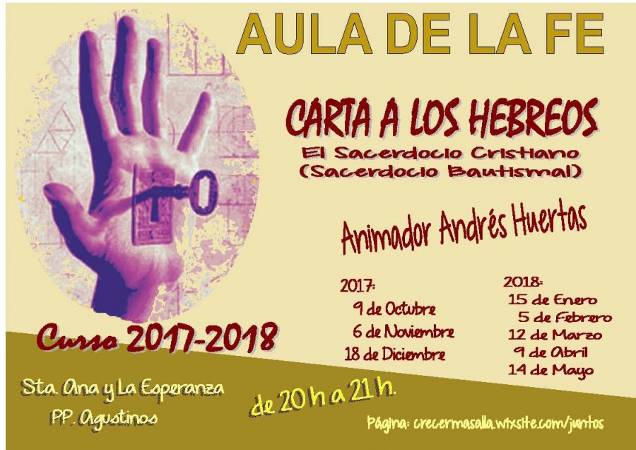 Andrés Huertas imparte en Santa Ana y la Esperanza un curso de formación en la fe
