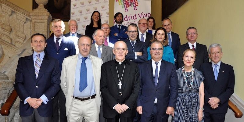 El patronato de la Fundación Madrid Vivo se reúne con el cardenal Osoro
