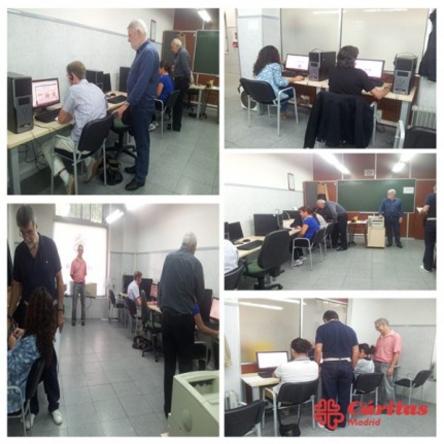 Visita informativa de los Medios de Comunicaci&oacute;n al Centro de Capacitaci&oacute;n &lsquo;San Felipe Neri&rsquo; de C&aacute;ritas Madrid