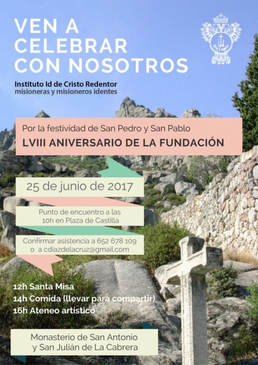 El monasterio de La Cabrera acoge las celebraciones del 58&ordm; de la fundaci&oacute;n del Instituto de los Identes