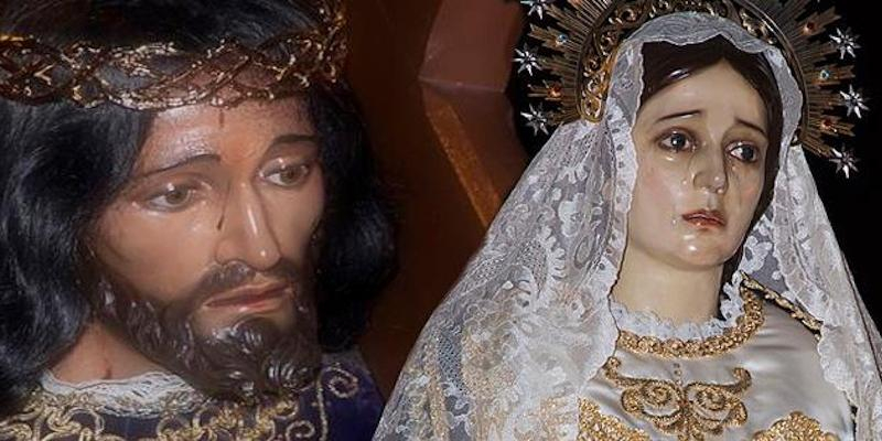 San Andrés Apóstol, de Villaverde Alto, acoge los cultos en honor al Cristo de la Misericordia y a la Virgen de la Soledad