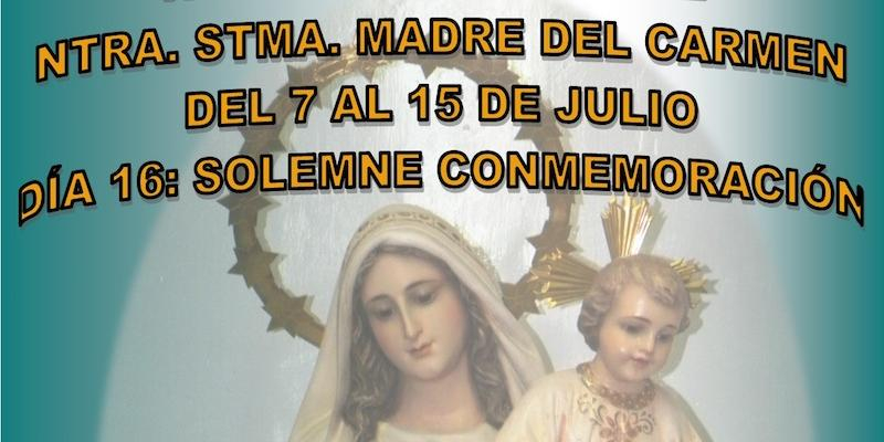 Carmelo M&ordf; Santana y Santana predica la novena a la Virgen del Carmen en el monasterio de las Maravillas