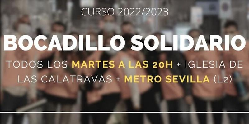 C&aacute;ritas Madrid Universitaria regresa con su bocadillo solidario desde la iglesia de las Calatravas
