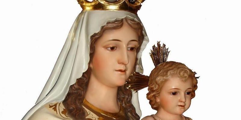 Julio Prado predica la novena del Carmen en las carmelitas descalzas del monasterio de San José y Santa Ana