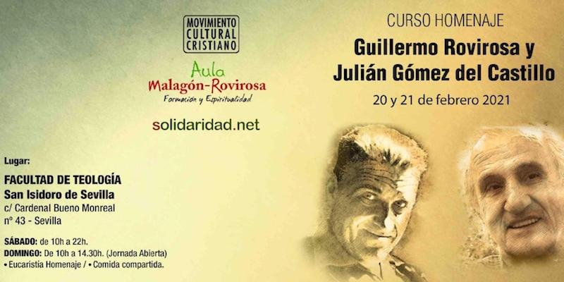 El Movimiento Cultural Cristiano rinde homenaje este fin de semana a Guillermo Rovirosa y Juli&aacute;n G&oacute;mez del Castillo