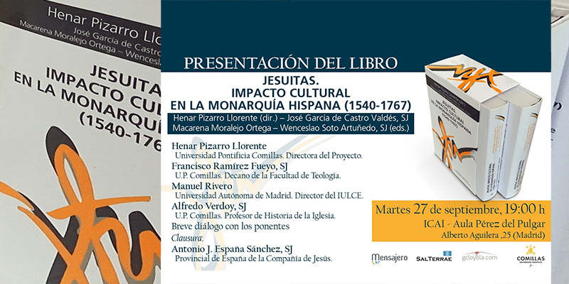 Comillas acoge el acto de presentaci&oacute;n del libro 'Jesuitas. Impacto cultural en la Monarqu&iacute;a Hispana'