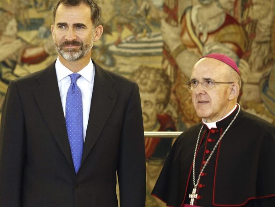 El rey recibe en audiencia al cardenal Osoro este mi&eacute;rcoles