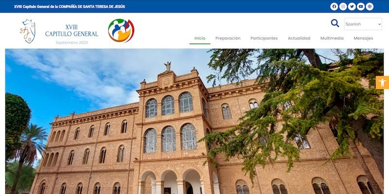La Compa&ntilde;&iacute;a de Santa Teresa de Jes&uacute;s estrena nueva web con motivo de su pr&oacute;ximo cap&iacute;tulo general