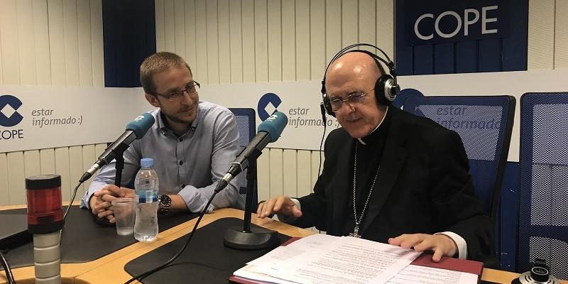El cardenal Osoro hace balance del curso en 'El Espejo de Madrid' de COPE este viernes