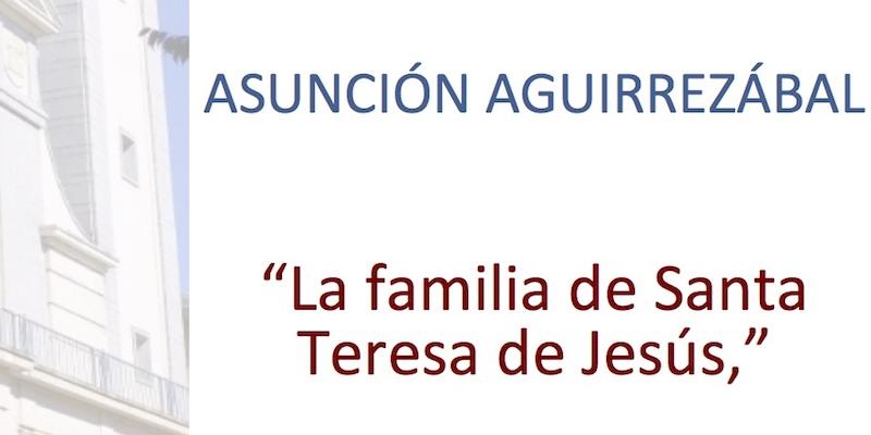 Asunci&oacute;n Aguirrez&aacute;bal interviene en los Jueves Culturales de Sant&iacute;simo Cristo de la Victoria