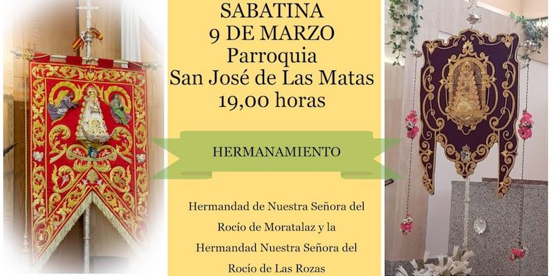 San José de Las Matas acoge el hermanamiento de Nuestra Señora del Rocío de Moratalaz y Nuestra Señora del Rocío de Las Rozas