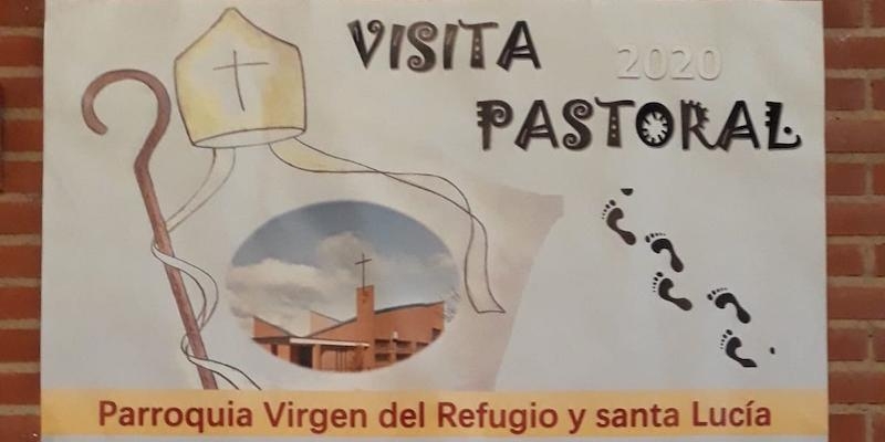 Virgen del Refugio y Santa Lucía recibe la visita pastoral de monseñor Martínez Camino