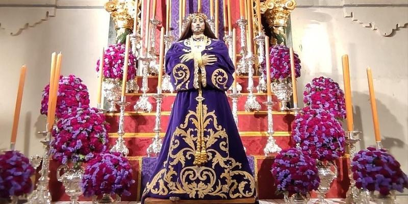 La Hermandad de Jes&uacute;s El Pobre prepara la fiesta de su titular con un quinario marcado por la pandemia