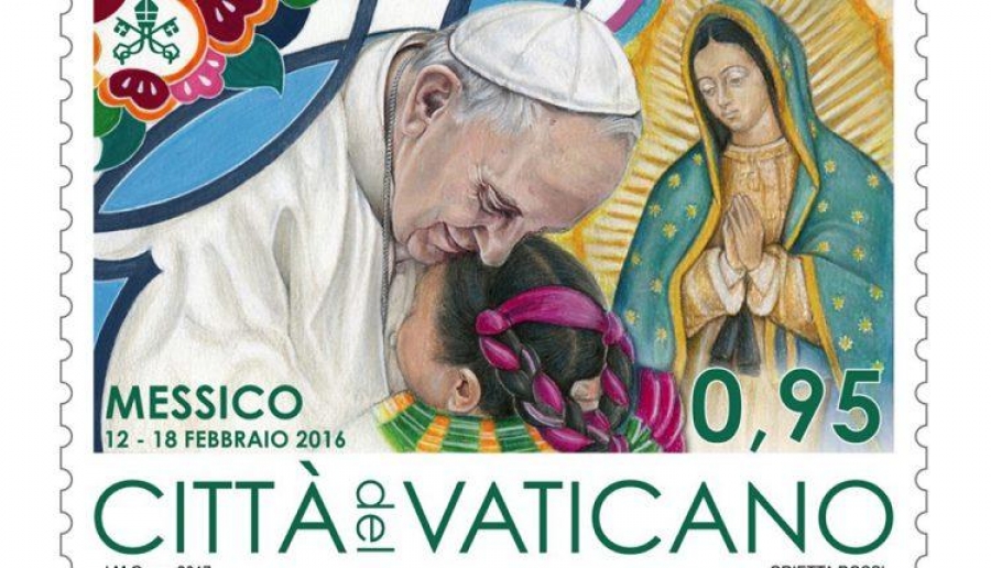 Vaticano lanza sello para recordar visita del Papa Francisco a México