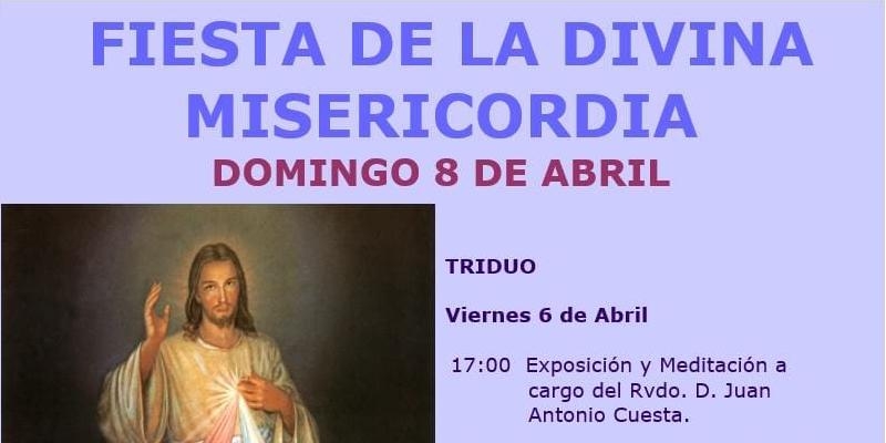 Monseñor José Cobo preside la Misa de inicio del triduo en honor a la Divina Misericordia en el santuario diocesano