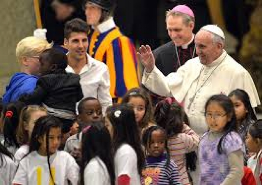 El Papa recuerda a los ni&ntilde;os el amor misericordioso de Jes&uacute;s