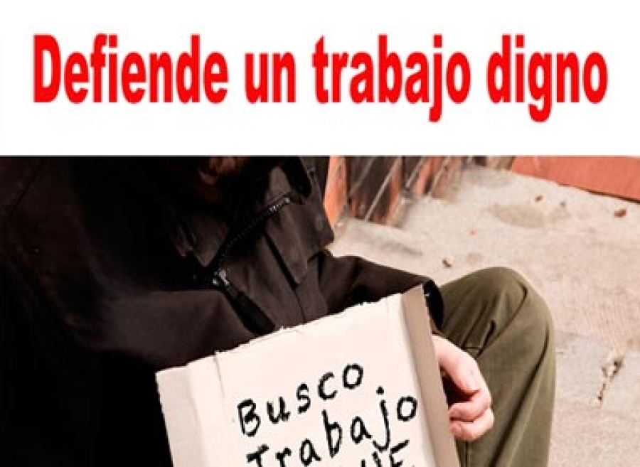 C&aacute;ritas Madrid lanza su campa&ntilde;a anual Contra el Paro con el lema &ldquo;Defiende un trabajo digno&rdquo;