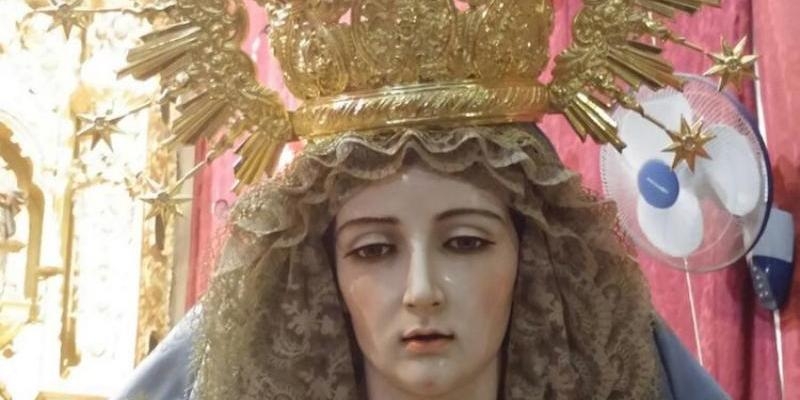 San Ildefonso acoge un triduo en honor a María Santísima de la Anunciación organizado por la Hermandad de la Borriquita