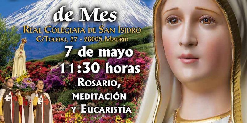 La colegiata de San Isidro acoge en mayo la práctica del primer sábado de mes organizada por los Heraldos